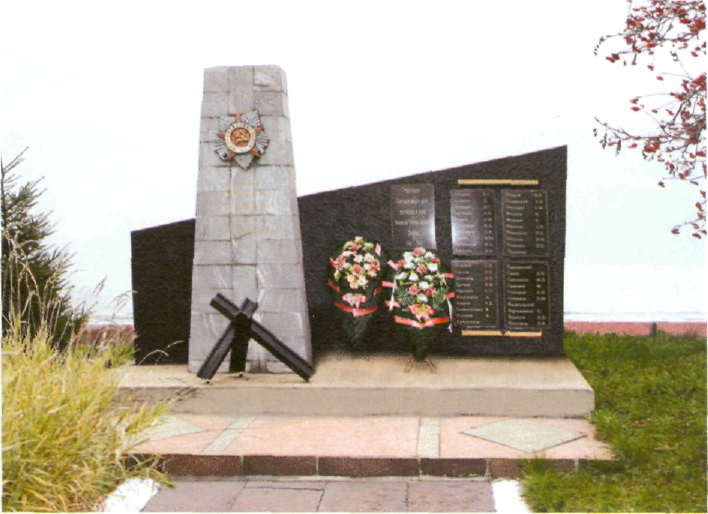 Мемориальный обелиск в память работников локомотивного депо, 

погибших в Великую Отечественную войну 1941-1945г.г. 

(Железнодорожная станция - территория локомотивного депо) 
